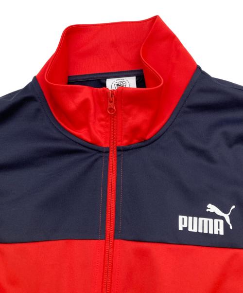 PUMA（プーマ）PUMA (プーマ) トラックジャケット ネイビー×レッド サイズ:XXLの古着・服飾アイテム
