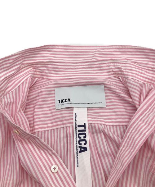TOCCA（トッカ）TOCCA (トッカ) ストライプ長袖シャツ ピンク サイズ:FREEの古着・服飾アイテム