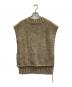 Maison Margiela (メゾンマルジェラ) ボタニカルダイタバードニットベスト ベージュ サイズ:L：26000円