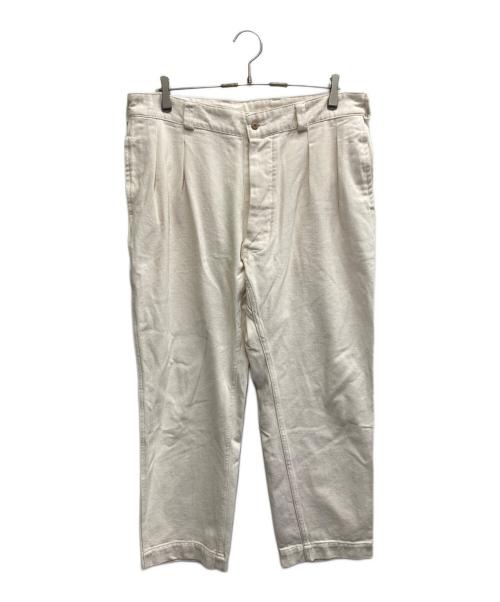 waiper（ワイパー）WAIPER (ワイパー) M-52  ツータック チノトラウザー ホワイト サイズ:36の古着・服飾アイテム