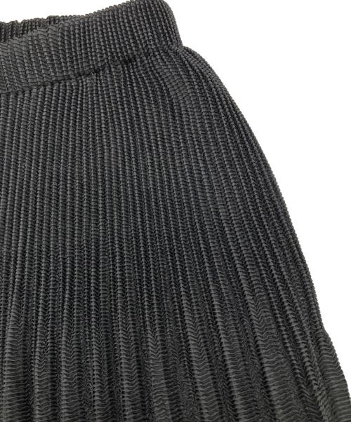 SPECCHIO（スペッチオ）SPECCHIO (スペッチオ) シャトルフェイドアウトプリーツ クロップドワイドパンツ ブラック サイズ:Lの古着・服飾アイテム