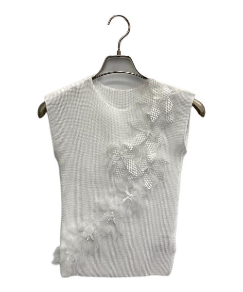 SPECCHIO（スペッチオ）SPECCHIO (スペッチオ) ノースリーブカットソー ブラック サイズ:Lの古着・服飾アイテム