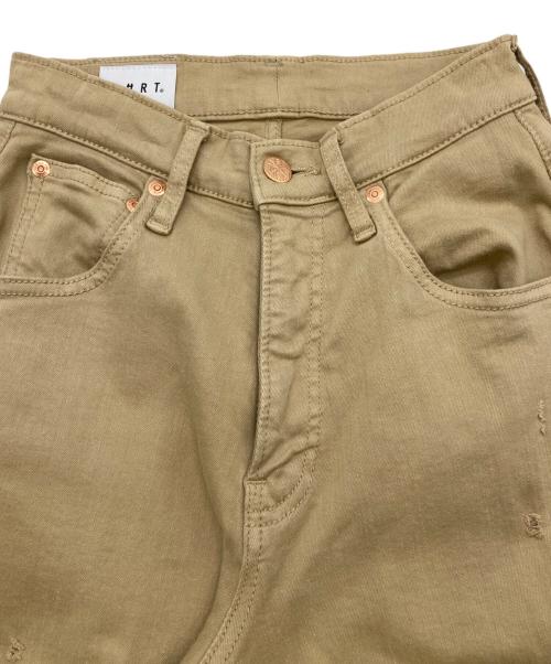 SURT（サート）SURT (サート) BIG JOHN (ビッグジョン) ダメージ加工ルーズシルエットデニム バギーデニム パンツ ベージュ サイズ:FREEの古着・服飾アイテム