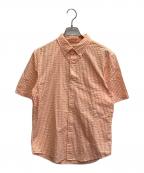 L.L.Beanエルエルビーン）の古着「ボタンダウンチェックシャツ」｜オレンジ
