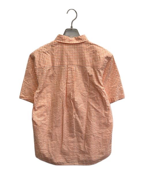 L.L.Bean（エルエルビーン）L.L.Bean (エルエルビーン) ボタンダウンチェックシャツ オレンジ サイズ:Mの古着・服飾アイテム