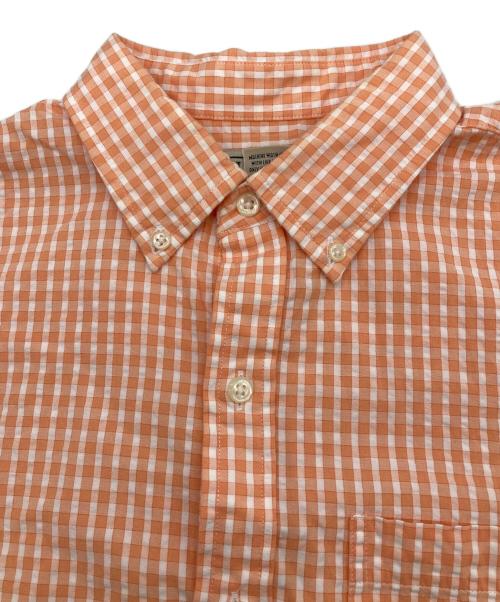 L.L.Bean（エルエルビーン）L.L.Bean (エルエルビーン) ボタンダウンチェックシャツ オレンジ サイズ:Mの古着・服飾アイテム