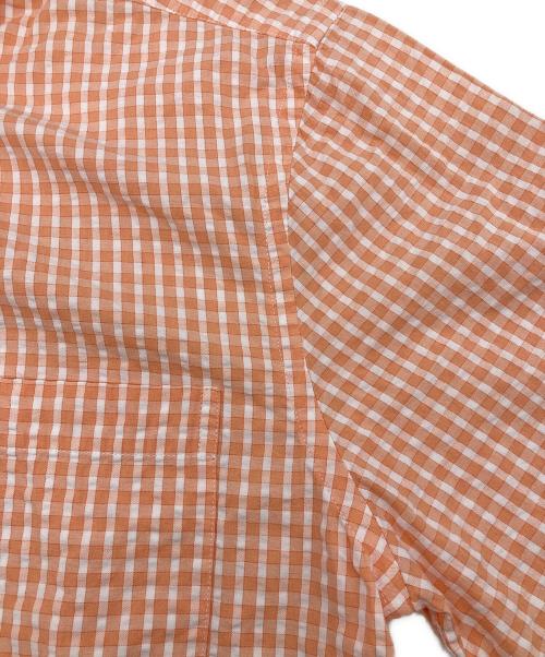 L.L.Bean（エルエルビーン）L.L.Bean (エルエルビーン) ボタンダウンチェックシャツ オレンジ サイズ:Mの古着・服飾アイテム
