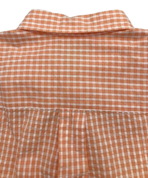 L.L.Bean（エルエルビーン）L.L.Bean (エルエルビーン) ボタンダウンチェックシャツ オレンジ サイズ:Mの古着・服飾アイテム