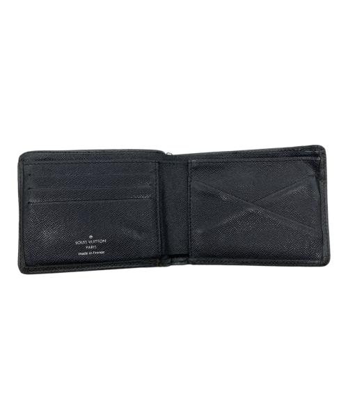 LOUIS VUITTON（ルイ ヴィトン）LOUIS VUITTON (ルイ ヴィトン) タイガ2つ折り財布 ブラックの古着・服飾アイテム
