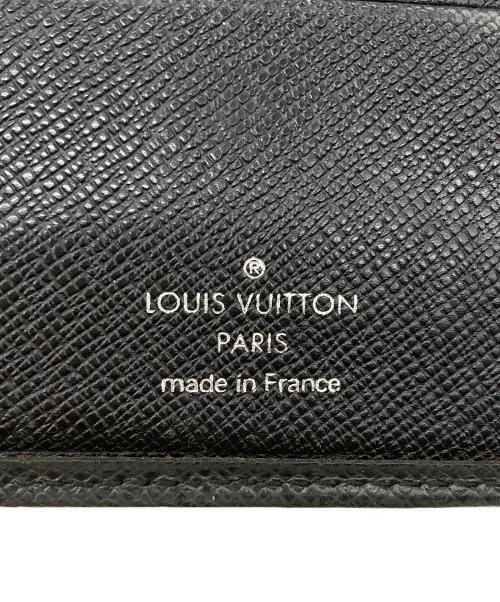 LOUIS VUITTON（ルイ ヴィトン）LOUIS VUITTON (ルイ ヴィトン) タイガ2つ折り財布 ブラックの古着・服飾アイテム
