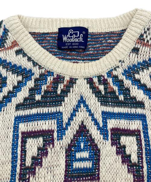 WOOLRICH（ウールリッチ）WOOLRICH (ウールリッチ) デザインニット ベージュ サイズ:不明の古着・服飾アイテム