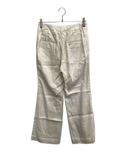 DEUXIEME CLASSE（ドゥーズィエム クラス）Deuxieme Classe (ドゥーズィエム クラス) *麻 サルファーパンツ ホワイト サイズ:SIZE38の古着・服飾アイテム