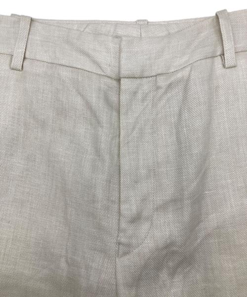DEUXIEME CLASSE（ドゥーズィエム クラス）Deuxieme Classe (ドゥーズィエム クラス) *麻 サルファーパンツ ホワイト サイズ:SIZE38の古着・服飾アイテム
