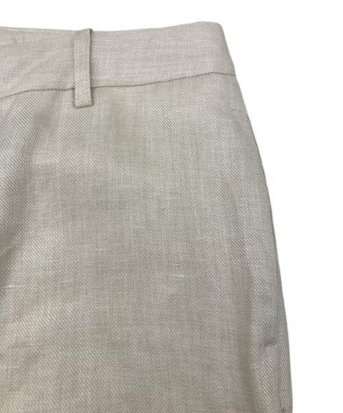 DEUXIEME CLASSE（ドゥーズィエム クラス）Deuxieme Classe (ドゥーズィエム クラス) *麻 サルファーパンツ ホワイト サイズ:SIZE38の古着・服飾アイテム