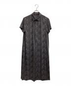 MACKINTOSH LONDONマッキントッシュ ロンドン）の古着「バイブリーフラワージャージワンピース」｜グレー