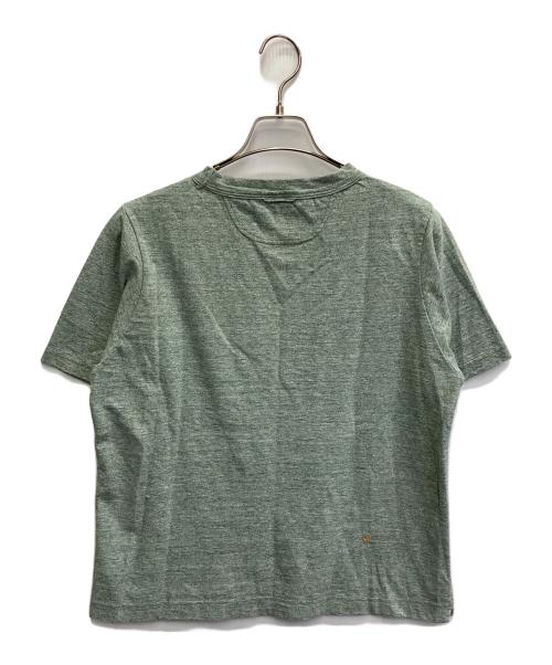 45R（フォーティファイブ・アール）45R (フォーティファイブ・アール) コットンTシャツ グリーン サイズ:FREEの古着・服飾アイテム