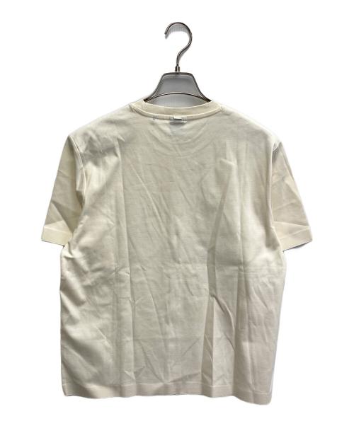 BOSS（ボス）BOSS (ボス) ロゴ刺繍Tシャツ ベージュ サイズ:Mの古着・服飾アイテム