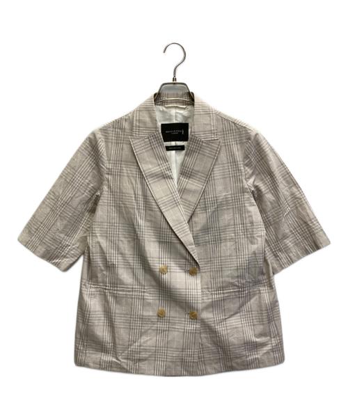 MACKINTOSH LONDON（マッキントッシュ ロンドン）MACKINTOSH LONDON (マッキントッシュ ロンドン) ハイカウントエンザイムジャケット ベージュ サイズ:40の古着・服飾アイテム