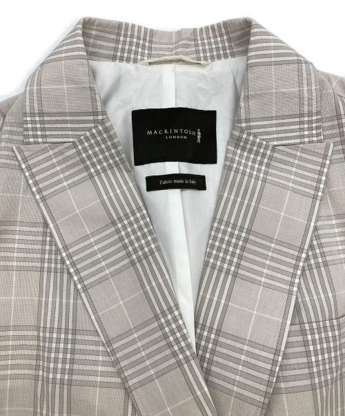 MACKINTOSH LONDON（マッキントッシュ ロンドン）MACKINTOSH LONDON (マッキントッシュ ロンドン) ハイカウントエンザイムジャケット ベージュ サイズ:40の古着・服飾アイテム