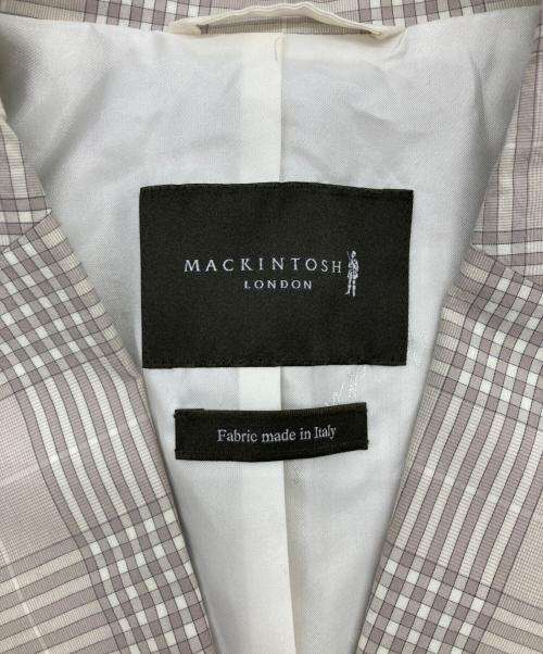 MACKINTOSH LONDON（マッキントッシュ ロンドン）MACKINTOSH LONDON (マッキントッシュ ロンドン) ハイカウントエンザイムジャケット ベージュ サイズ:40の古着・服飾アイテム