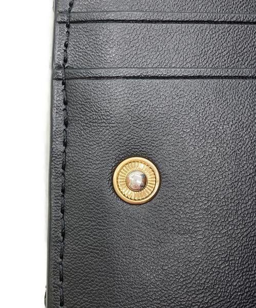 TORY BURCH（トリーバーチ）TORY BURCH (トリーバーチ) キルト2つ折り財布 ブラックの古着・服飾アイテム