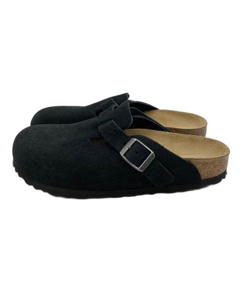 BIRKENSTOCK（ビルケンシュトック）BIRKENSTOCK (ビルケンシュトック) BOSTON スウェードサボサンダル ブラック サイズ:36の古着・服飾アイテム