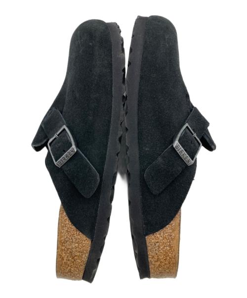 BIRKENSTOCK（ビルケンシュトック）BIRKENSTOCK (ビルケンシュトック) BOSTON スウェードサボサンダル ブラック サイズ:36の古着・服飾アイテム