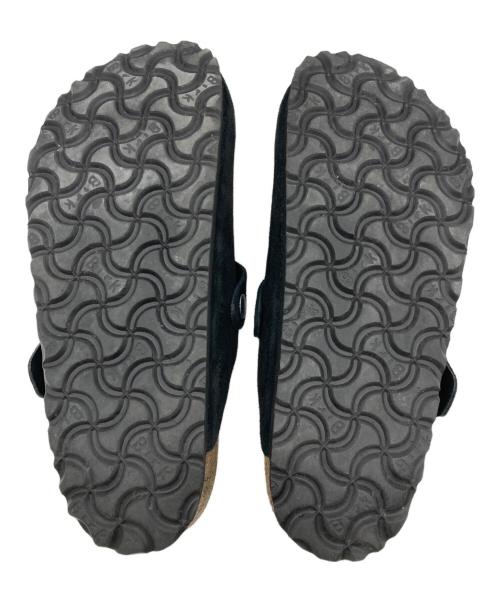 BIRKENSTOCK（ビルケンシュトック）BIRKENSTOCK (ビルケンシュトック) BOSTON スウェードサボサンダル ブラック サイズ:36の古着・服飾アイテム