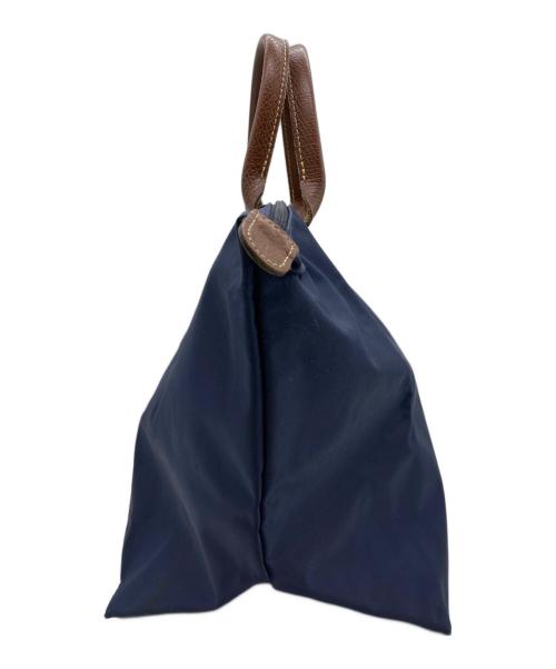 LONGCHAMP（ロンシャン）LONGCHAMP (ロンシャン) ルプリアージュオリジナルMトートバッグ ネイビーの古着・服飾アイテム