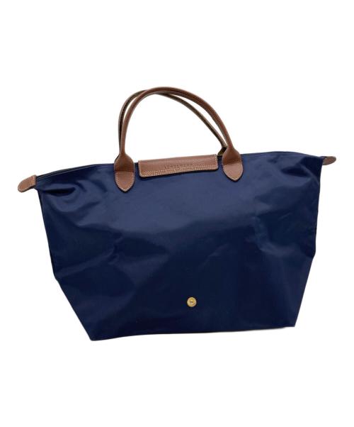 LONGCHAMP（ロンシャン）LONGCHAMP (ロンシャン) ルプリアージュオリジナルMトートバッグ ネイビーの古着・服飾アイテム