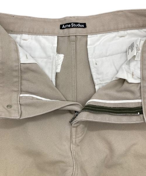 Acne studios（アクネ ストゥディオズ）ACNE STUDIOS (アクネ ストゥディオズ) Workwear Trousers ベージュ サイズ:Sの古着・服飾アイテム