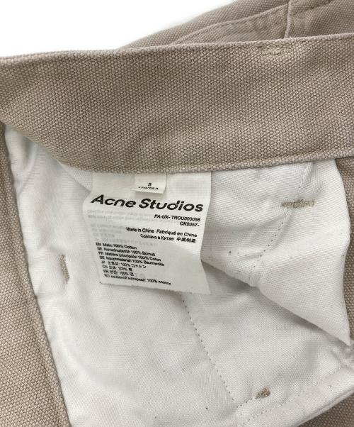 Acne studios（アクネ ストゥディオズ）ACNE STUDIOS (アクネ ストゥディオズ) Workwear Trousers ベージュ サイズ:Sの古着・服飾アイテム