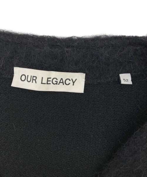 OUR LEGACY（アワーレガシー）OUR LEGACY (アワーレガシー) アルパカ混カーディガン ブラック サイズ:52の古着・服飾アイテム