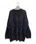 DAIRIKU (ダイリク) Flower Cross Embroidery Border Knit ブラック サイズ:FREE：10000円