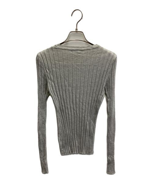 YONFA（ヨンファ）YONFA (ヨンファ) リブニット グレー サイズ:FREEの古着・服飾アイテム