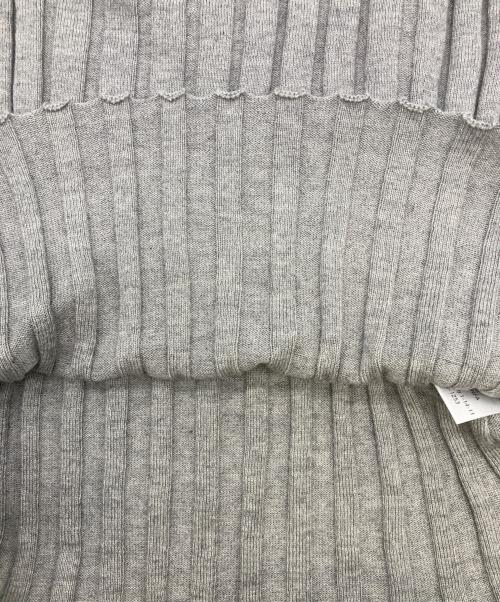 YONFA（ヨンファ）YONFA (ヨンファ) リブニット グレー サイズ:FREEの古着・服飾アイテム