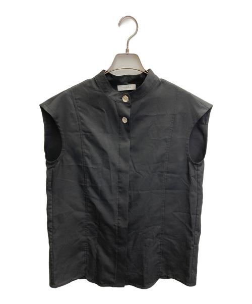 YONFA（ヨンファ）YONFA (ヨンファ) ノースリーブブラウス ブラック サイズ:FREEの古着・服飾アイテム