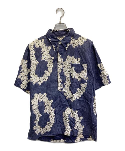 FIRELAND MADE BY SUN SURF（ファイヤーランドメイドバイサンサーフ）FIRELAND MADE BY SUN SURF (ファイヤーランドメイドバイサンサーフ) ボタンダウンシャツ パープル サイズ:Lの古着・服飾アイテム