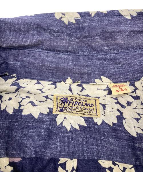 FIRELAND MADE BY SUN SURF（ファイヤーランドメイドバイサンサーフ）FIRELAND MADE BY SUN SURF (ファイヤーランドメイドバイサンサーフ) ボタンダウンシャツ パープル サイズ:Lの古着・服飾アイテム