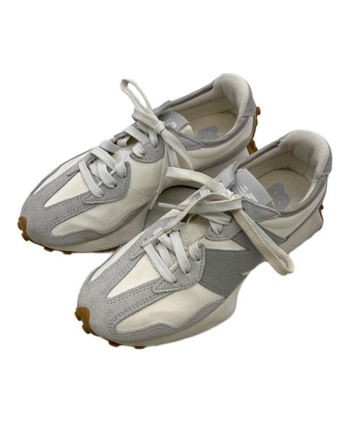 NEW BALANCE（ニューバランス）NEW BALANCE (ニューバランス) ローカットスニーカー ホワイト×グレー サイズ:23.5の古着・服飾アイテム