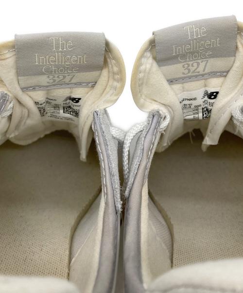 NEW BALANCE（ニューバランス）NEW BALANCE (ニューバランス) ローカットスニーカー ホワイト×グレー サイズ:23.5の古着・服飾アイテム