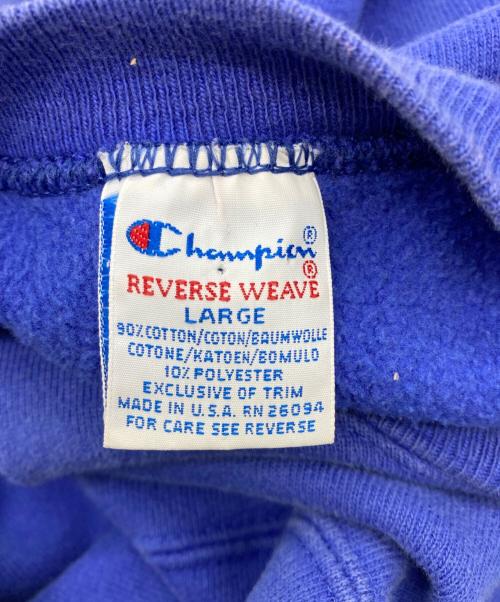Champion REVERSE WEAVE（チャンピオン リバース ウィーブ）Champion REVERSE WEAVE (チャンピオン リバース ウィーブ) リバースウィーブスウェット ブルー サイズ:Lの古着・服飾アイテム