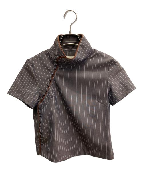 TELOPLAN（テーロプラン）TELOPLAN (テーロプラン) Pablo China Top グレー サイズ:FREEの古着・服飾アイテム