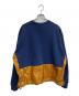 MISTERGENTLEMAN (ミスタージェントルマン) NYLON SWITCHED KNIT ネイビー×ブラウン サイズ:M：4000円