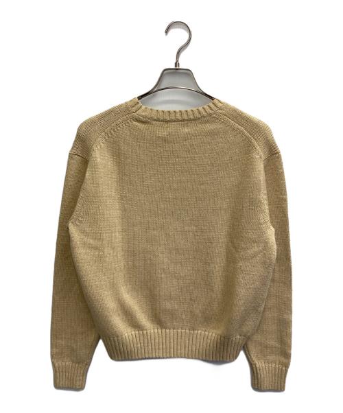 POLO RALPH LAUREN（ポロ・ラルフローレン）POLO RALPH LAUREN (ポロ・ラルフローレン) Polo ベア コットン クルーネック セーター ベージュ サイズ:ＸＳ 未使用品の古着・服飾アイテム