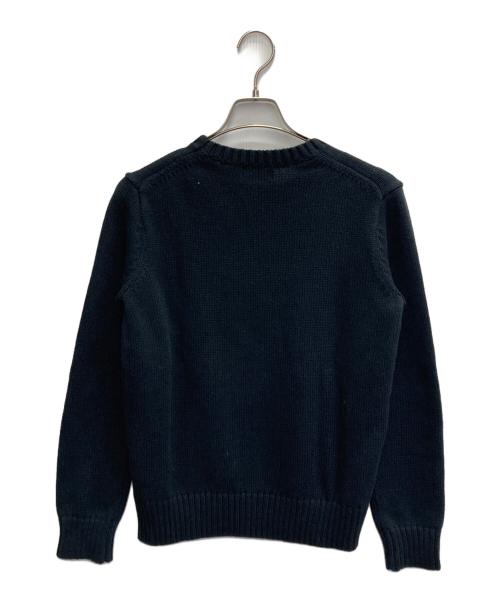 POLO RALPH LAUREN（ポロ・ラルフローレン）POLO RALPH LAUREN (ポロ・ラルフローレン) Polo ベア コットンブレンドセーター ブラック サイズ:Sの古着・服飾アイテム