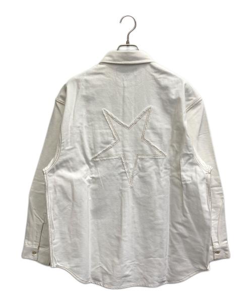CONVERSE TOKYO（コンバーストウキョウ）CONVERSE TOKYO (コンバーストウキョウ) コットンワークシャツ ホワイト サイズ:FREEの古着・服飾アイテム