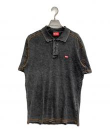DIESEL（ディーゼル）の古着「ポロシャツ」｜グレー