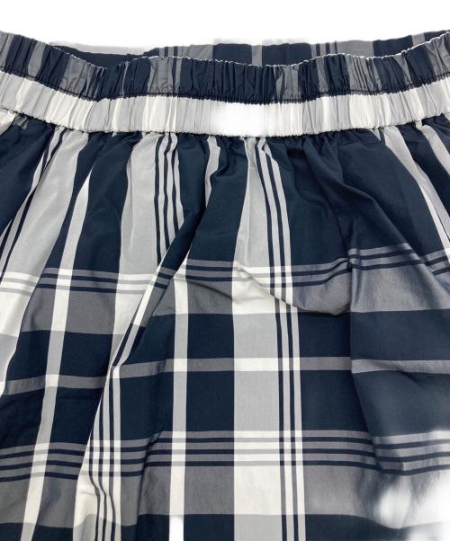 freada（フリーダ）Freada (フリーダ) パッチワークランダムスカート ネイビー×グレー サイズ:Sの古着・服飾アイテム