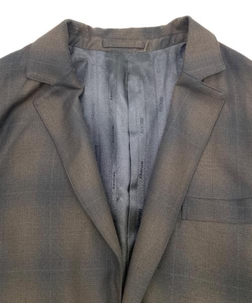 stussy（ステューシー）stussy (ステューシー) Shadow Plaid Sport Coat ブラウン サイズ:Sの古着・服飾アイテム